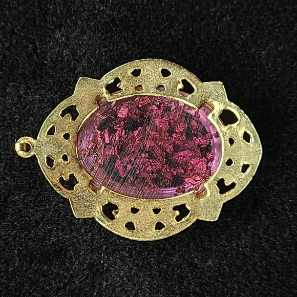 Vintage pendant & clip on set - Picture 3 of 6